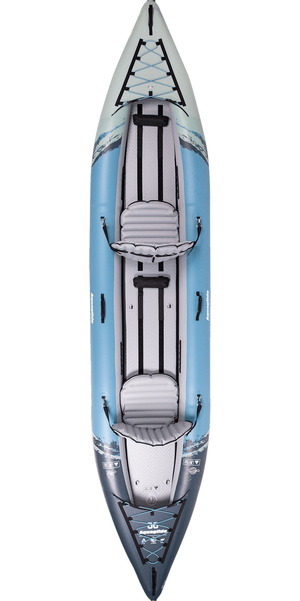 2026 Aquaglide Cirrus Ultralight 150 Kayak 2 Personas AG-K-CIR - Azul / Gris